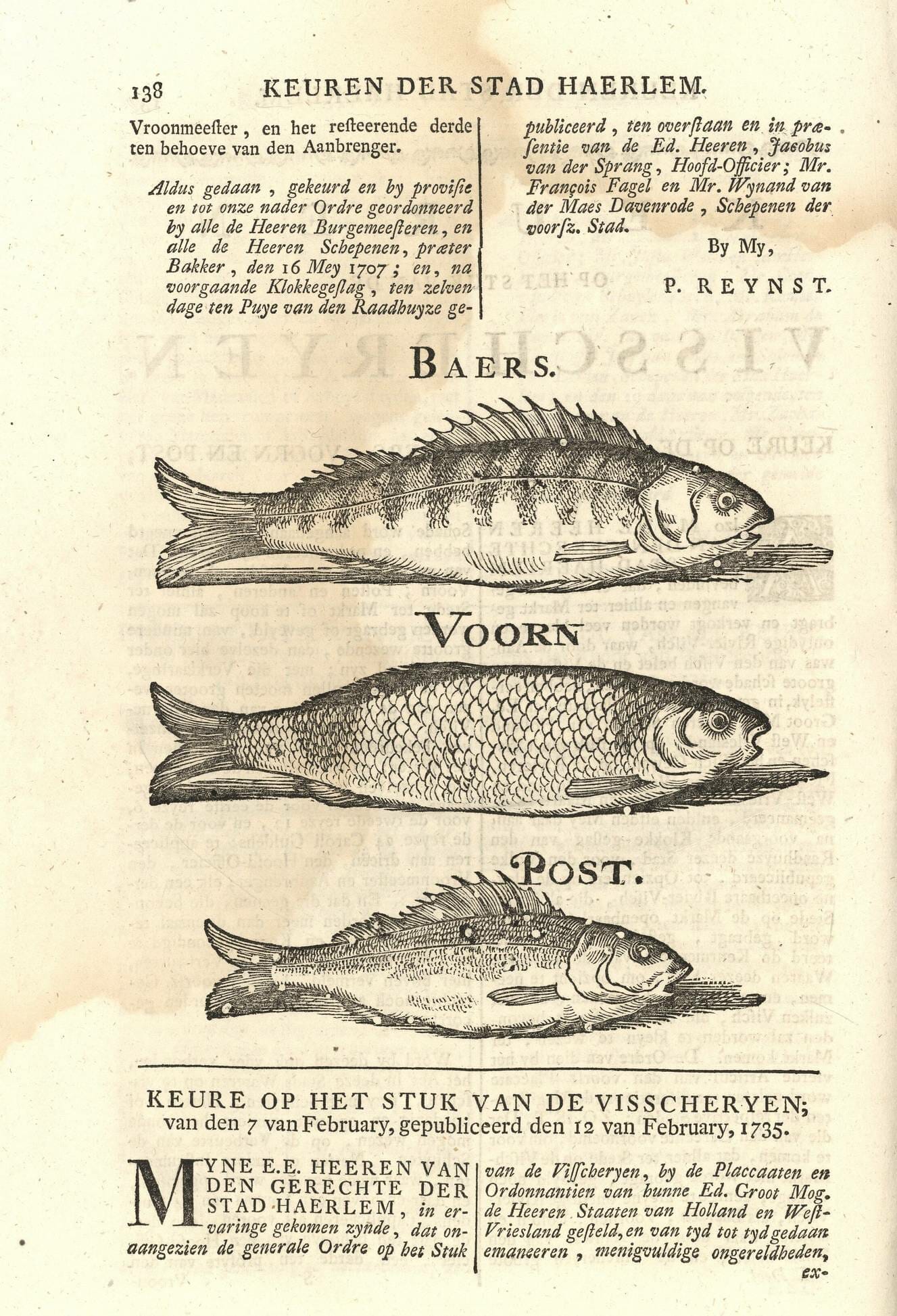 - Keuren en ordonnantien der stad Haerlem, op auctorisatie en met goedkeuringe van de edele groot achtbaare heeren burgemeesteren en regeerders derzelve stad.